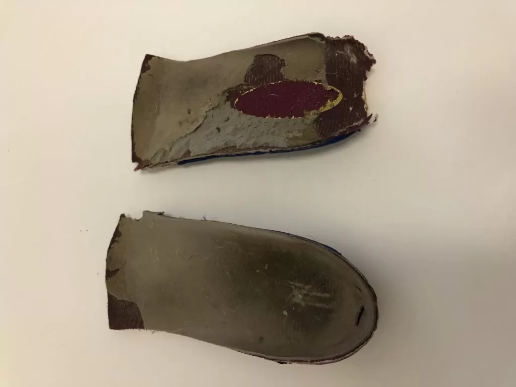 Orthotics worn down