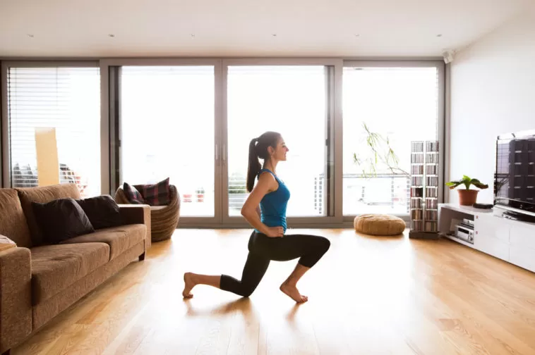 Exercising at home